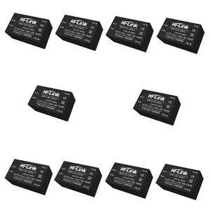 HLK-15W 220V AC-DC Step-Down Isolated Power Module Low Power Consumption Low Noise for Medical, Industrial Control (HLK-15M09B,10Pcs) HLK-15W 220V AC-DC Step-Down Isolated Power Module Low Power Consumption Low Noise for Medical, Industrial Control (HLK-15M09B,10Pcs)