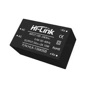 HLK-15W 220V AC-DC Step-Down Isolated Power Module Low Power Consumption Low Noise for Medical, Industrial Control (HLK-15M05B,1Piece) HLK-15W 220V AC-DC Step-Down Isolated Power Module Low Power Consumption Low Noise for Medical, Industrial Control (HLK-15M05B,1Piece)