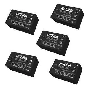 HLK-15W 220V AC-DC Step-Down Isolated Power Module Low Power Consumption Low Noise for Medical, Industrial Control (HLK-15M24B,5Pcs) HLK-15W 220V AC-DC Step-Down Isolated Power Module Low Power Consumption Low Noise for Medical, Industrial Control (HLK-15M24B,5Pcs)