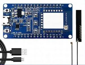 HK-B35T Serial to Wi Fi + 5.2 Bluetooth-Compatible Module Dual-Mode Low-Power Wireless Serial Transparent Transmission (Test Kit) HK-B35T Serial to Wi Fi + 5.2 Bluetooth-Compatible Module Dual-Mode Low-Power Wireless Serial Transparent Transmission (Test Kit)