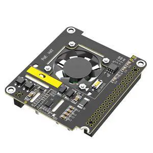 POE HAT Board with Cooling Fan/Computer Module 5 Power Over Ethernet HAT 5V 5A 25W Compatible with Raspberry Pi 5 POE HAT Board with Cooling Fan/Computer Module 5 Power Over Ethernet HAT 5V 5A 25W Compatible with Raspberry Pi 5