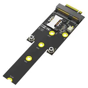 Mini PCI-E to M.2 NGFF Key M Adapter with SIM Card Slot Wi-Fi WWAN LTE Module Mini PCI-E to M.2 NGFF Key M Adapter with SIM Card Slot Wi-Fi WWAN LTE Module