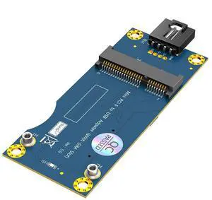 Mini PCI-E to USB 2.0 Adapter with SIM Card Slot for WWAN/LTE Module Support SIM 6pin/8pin Card Connector (Horizontal USB) Mini PCI-E to USB 2.0 Adapter with SIM Card Slot for WWAN/LTE Module Support SIM 6pin/8pin Card Connector (Horizontal USB)