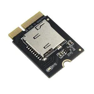 NGFF E Key to TF Card Adapter, SDIO Protocol MicroSD Card Reader Converter Board (Not for PCIe/NVMe) with Overcurrent Protection & Trace-Equalized Design Compatible with Wyse 3040 Thin Client NGFF E Key to TF Card Adapter, SDIO Protocol MicroSD Card Reader Converter Board (Not for PCIe/NVMe) with Overcurrent Protection & Trace-Equalized Design Compatible with Wyse 3040 Thin Client