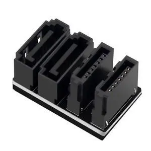 Mainboard SATA Adapter 6Gbps 7Pin Female to Male 90° /180° Angled Adapter Single/Double SATA Interface for Desktop (Dual SATA 180Degree) Mainboard SATA Adapter 6Gbps 7Pin Female to Male 90° /180° Angled Adapter Single/Double SATA Interface for Desktop (Dual SATA 180Degree)