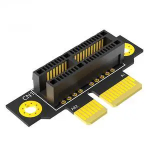 PCI-e 3.0 90° Reverse Male to Female Riser Card Extension Adapter for 1U 2U Server (20mm for 1U,1X) PCI-e 3.0 90° Reverse Male to Female Riser Card Extension Adapter for 1U 2U Server (20mm for 1U,1X)