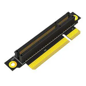 PCI-e 3.0 90° Reverse Male to Female Riser Card Extension Adapter for 1U 2U Server (20mm for 1U,8X) PCI-e 3.0 90° Reverse Male to Female Riser Card Extension Adapter for 1U 2U Server (20mm for 1U,8X)