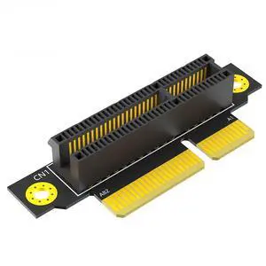 PCI-e 3.0 90° Reverse Male to Female Riser Card Extension Adapter for 1U 2U Server (20mm for 1U,4X) PCI-e 3.0 90° Reverse Male to Female Riser Card Extension Adapter for 1U 2U Server (20mm for 1U,4X)