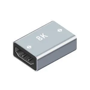 HD Adapter 4K/8K Compatible with HDMI 2Pack Female Male to Female Fully Shielded HD Connector (8K Straight F to F) HD Adapter 4K/8K Compatible with HDMI 2Pack Female Male to Female Fully Shielded HD Connector (8K Straight F to F)