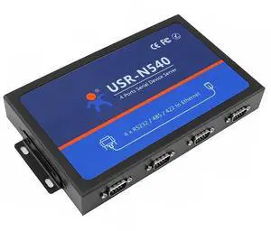 4 Serial Port RS232/RS485/RS422 to Ethernet Converter 4 Serial Port RS232/RS485/RS422 to Ethernet Converter