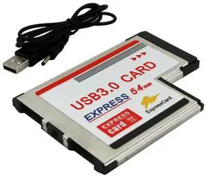 2 Dual Ports USB 3.0 HUB Express Card ExpressCard 54mm Hidden Adapter Converter USB3.0 for PCMCIA Laptop PC 2 Dual Ports USB 3.0 HUB Express Card ExpressCard 54mm Hidden Adapter Converter USB3.0 for PCMCIA Laptop PC