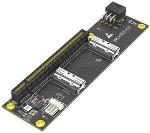 PCIe 5.0 x16 to Dual MCIO SFF-1016 8i 74Pin Adapter Card for GPU Expansion PCIe 5.0 x16 to Dual MCIO SFF-1016 8i 74Pin Adapter Card for GPU Expansion