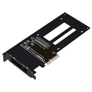 ADT-R27-01 PCIe 5.0 4.0 x4 to U.2/U.3/E1.S/E3.S Hard Disk Adapter 128Gbps/64Gbps with Half-Bracket Compatible with EDSFF Hard Disk Drive (R27A-01 5.0 for U.2) ADT-R27-01 PCIe 5.0 4.0 x4 to U.2/U.3/E1.S/E3.S Hard Disk Adapter 128Gbps/64Gbps with Half-Bracket Compatible with EDSFF Hard Disk Drive (R27A-01 5.0 for U.2)