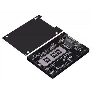 ADT-R74 R27 M.2 to U.2/U.3/SATA Adapter Hard Drive Enclosure CNC Aluminum Alloy Compatible with NVMe SSD (R74S) ADT-R74 R27 M.2 to U.2/U.3/SATA Adapter Hard Drive Enclosure CNC Aluminum Alloy Compatible with NVMe SSD (R74S)