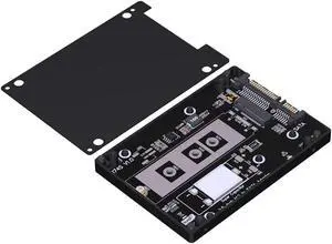 ADT-R74 R27 M.2 to U.2/U.3/SATA Adapter Hard Drive Enclosure CNC Aluminum Alloy Compatible with NVMe SSD (R74S-02F) ADT-R74 R27 M.2 to U.2/U.3/SATA Adapter Hard Drive Enclosure CNC Aluminum Alloy Compatible with NVMe SSD (R74S-02F)