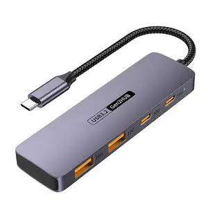 10Gbps USB C Splitter Hub 4-Port Expansion USB3.2 High Speed for PC Laptop Phone (2C2A) 10Gbps USB C Splitter Hub 4-Port Expansion USB3.2 High Speed for PC Laptop Phone (2C2A)