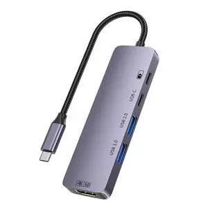 USB C Multi-Function Docking Station USB 3.0 5Gbps High Speed Splitter Hub Support HD 4K@60Hz Screen Mirroring for PC Laptop (5 in 1 Support 4K60Hz) USB C Multi-Function Docking Station USB 3.0 5Gbps High Speed Splitter Hub Support HD 4K@60Hz Screen Mirroring for PC Laptop (5 in 1 Support 4K60Hz)