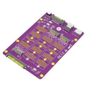 M.2 NGFF SSD to SFF-8611/8612/8654 + U.2 SFF-8639 Adapter Card Compatible with M.2 NVMe M Key SSD 2230 2242 2260 2280 M.2 NGFF SSD to SFF-8611/8612/8654 + U.2 SFF-8639 Adapter Card Compatible with M.2 NVMe M Key SSD 2230 2242 2260 2280