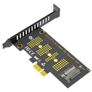 Upgarded M.2 NGFF NVMe SSD to PCI-E 3.0 1X / 4X Adapter Support for SSD 2230, 2242, 2260 and 2280 (1X) Upgarded M.2 NGFF NVMe SSD to PCI-E 3.0 1X / 4X Adapter Support for SSD 2230, 2242, 2260 and 2280 (1X)