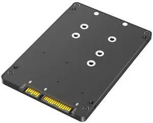 Dual M.2 NGFF B/B+M Key to 2.5Inch SATA III Adapter 6Gbps with Plastic Enclosure for NGFF M.2 2280 2260 2242 2230 SSD Dual M.2 NGFF B/B+M Key to 2.5Inch SATA III Adapter 6Gbps with Plastic Enclosure for NGFF M.2 2280 2260 2242 2230 SSD
