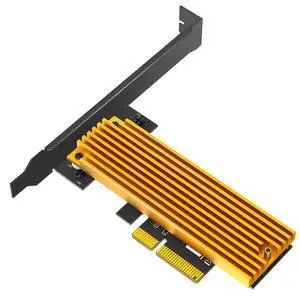 M.2 NGFF PCI-e SSD to PCI Express 3.0 x4 Host Adapter Card Compatible with M.2 Key M PCIe NVMe or AHCI Card Type 2242 2260 2280 (Card + Heatsink) M.2 NGFF PCI-e SSD to PCI Express 3.0 x4 Host Adapter Card Compatible with M.2 Key M PCIe NVMe or AHCI Card Type 2242 2260 2280 (Card + Heatsink)