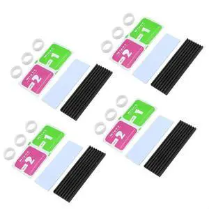 2/4/15pcs M.2 Solid State Hard Disk Heat Sink Aluminum for NGFF NVME PCIE 2280 SSD Solid State Drive (4pcs-Black) 2/4/15pcs M.2 Solid State Hard Disk Heat Sink Aluminum for NGFF NVME PCIE 2280 SSD Solid State Drive (4pcs-Black)
