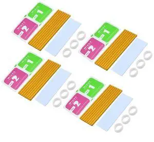 2/4/15pcs M.2 Solid State Hard Disk Heat Sink Aluminum for NGFF NVME PCIE 2280 SSD Solid State Drive (4pcs-Gold) 2/4/15pcs M.2 Solid State Hard Disk Heat Sink Aluminum for NGFF NVME PCIE 2280 SSD Solid State Drive (4pcs-Gold)