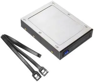 2.5-inch SATA III 6Gbps Enclosure Tray-Less for 7-12.5mm 2.5" HDD SSD Chassis Floppy Drive Hard Drive Extraction Box MRA180 2.5-inch SATA III 6Gbps Enclosure Tray-Less for 7-12.5mm 2.5" HDD SSD Chassis Floppy Drive Hard Drive Extraction Box MRA180