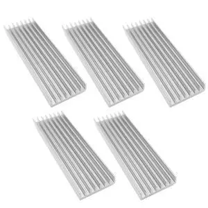M.2 Solid State Hard Disk Heat Sink Aluminum 6mm for NGFF NVME PCIE 2280 SSD Solid State Drive (5pcs-Silver) M.2 Solid State Hard Disk Heat Sink Aluminum 6mm for NGFF NVME PCIE 2280 SSD Solid State Drive (5pcs-Silver)