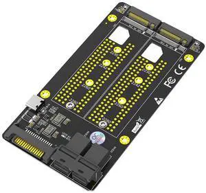Dual M.2 NVME to Dual SFF-8643 Adapter Card for PCI-E 2230 2242 2260 2280 SSD Dual M.2 NVME to Dual SFF-8643 Adapter Card for PCI-E 2230 2242 2260 2280 SSD