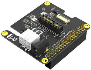 PCI-E 3.0 X1 Adapter Card Gen3 Speed Compatible with Raspberry Pi Models That Have 40-pin GPIO Header PCI-E 3.0 X1 Adapter Card Gen3 Speed Compatible with Raspberry Pi Models That Have 40-pin GPIO Header
