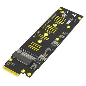 M.2 M Key to EDSFF E1.S SSD Adapter Card PCI-E 4.0 Compatible with M.2 NVMe 2230/2242/2260/2280 SSD M.2 M Key to EDSFF E1.S SSD Adapter Card PCI-E 4.0 Compatible with M.2 NVMe 2230/2242/2260/2280 SSD