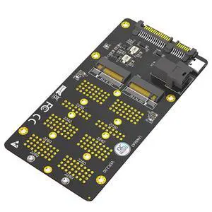 M.2 NVMe SSD/SATA-Bus SSD to SFF-8643 and SATA Adapter 2 in 1 Combo for M.2 2230 2242 2260 2280 SSD M.2 NVMe SSD/SATA-Bus SSD to SFF-8643 and SATA Adapter 2 in 1 Combo for M.2 2230 2242 2260 2280 SSD