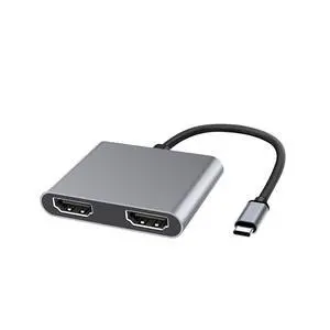 USB 3.0 Docking Station USB-C to Dual HD 3.0 Hub HDMI-Compatible Compatible with MacBook PC Laptop (2 in 1) USB 3.0 Docking Station USB-C to Dual HD 3.0 Hub HDMI-Compatible Compatible with MacBook PC Laptop (2 in 1)