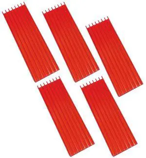 M.2 Solid State Hard Disk Heat Sink Aluminum 6mm for NGFF NVME PCIE 2280 SSD Solid State Drive (5pcs-Red) M.2 Solid State Hard Disk Heat Sink Aluminum 6mm for NGFF NVME PCIE 2280 SSD Solid State Drive (5pcs-Red)