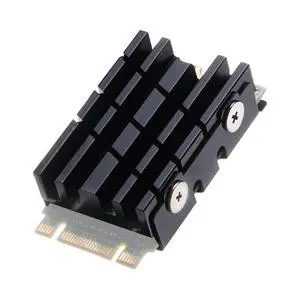 M.2 SSD 2242 Heatsink SSD Cooler with Dual Thermal Pads Top 0.04 / Bottom 0.02, Aluminum Alloy Heat Sink Shroud, Black, Compact Size Compatible with NVMe Mini Builds (Black) M.2 SSD 2242 Heatsink SSD Cooler with Dual Thermal Pads Top 0.04 / Bottom 0.02, Aluminum Alloy Heat Sink Shroud, Black, Compact Size Compatible with NVMe Mini Builds (Black)