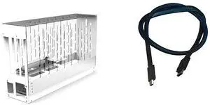PCIe 4.0 X16 to Oculink SFF-8612 eGPU Graphics Card Docking Station 64GB/s External GPU Enclosure Support Small 1U / Flex Power Supply (Acrylic,AC7 38 * 35 * 14cm) PCIe 4.0 X16 to Oculink SFF-8612 eGPU Graphics Card Docking Station 64GB/s External GPU Enclosure Support Small 1U / Flex Power Supply (Acrylic,AC7 38 * 35 * 14cm)