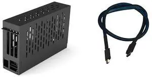 PCIe 4.0 X16 to Oculink SFF-8612 eGPU Graphics Card Docking Station 64GB/s External GPU Enclosure Support Small 1U / Flex Power Supply (Black,AC7 38 * 35 * 14cm) PCIe 4.0 X16 to Oculink SFF-8612 eGPU Graphics Card Docking Station 64GB/s External GPU Enclosure Support Small 1U / Flex Power Supply (Black,AC7 38 * 35 * 14cm)