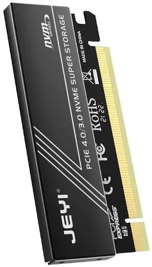 JY-BlackDP M.2 NVMe-Compatible to PCIe4.0 3.0 x4 x8 x16 64Gbps Expansion Card for 2230 2242 2260 2280 SSD JY-BlackDP M.2 NVMe-Compatible to PCIe4.0 3.0 x4 x8 x16 64Gbps Expansion Card for 2230 2242 2260 2280 SSD