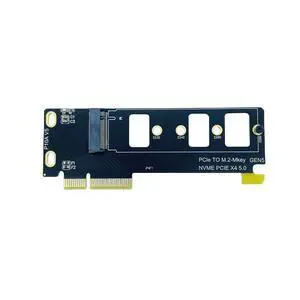 PCIE X4 to M.2 M Key Riser Card 11660MbS Compatible with NVME 2230 2242 2260 2280 SSD GEN5/GEN4/GEN3 Speed PCIE X4 to M.2 M Key Riser Card 11660MbS Compatible with NVME 2230 2242 2260 2280 SSD GEN5/GEN4/GEN3 Speed