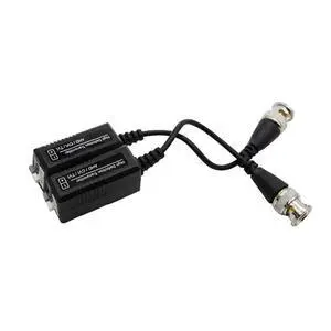 BNC to Balun-Compatible Passive Twisted Pair Video Transmitter 0-300m Transmission Distance Compatible with AHD/CVI/TVI/CVBS (Video Transfer) BNC to Balun-Compatible Passive Twisted Pair Video Transmitter 0-300m Transmission Distance Compatible with AHD/CVI/TVI/CVBS (Video Transfer)