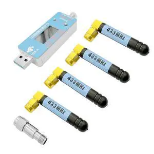 USB RF 5V Power Meter 100K to 10GHz, -55 to +30dBm with 0.96-inch TFT Display for PC Configure, V3.0 Version (Power Meter+Attenuator+Antenna) USB RF 5V Power Meter 100K to 10GHz, -55 to +30dBm with 0.96-inch TFT Display for PC Configure, V3.0 Version (Power Meter+Attenuator+Antenna)
