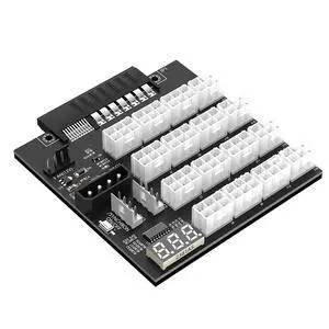 ATX 16x6Pin Power Supply Breakout Board 12V Output Support 52.10mm Flex Port PSU Compatible with HP 720478-B21,865414-B21,733428-101,830272-B21,876935-B21 ATX 16x6Pin Power Supply Breakout Board 12V Output Support 52.10mm Flex Port PSU Compatible with HP 720478-B21,865414-B21,733428-101,830272-B21,876935-B21