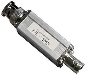 Low-Pass Filter BNC Male to Famale Interface LC Discrete Component Construction Compact for High-selectivity Applications (1.5MHz) Low-Pass Filter BNC Male to Famale Interface LC Discrete Component Construction Compact for High-selectivity Applications (1.5MHz)