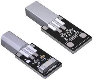 ADT-UD USB Socket Male Female Test PCB Board Connector USB 2.0/480Mbps Compatible with Raspberry Pi Rock Pi 4 MCU Development Board (UD1) ADT-UD USB Socket Male Female Test PCB Board Connector USB 2.0/480Mbps Compatible with Raspberry Pi Rock Pi 4 MCU Development Board (UD1)