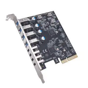 PCI-E 4X to 8Ports Expansion Card 4Port USB-C + 4 Type-A 10Gbps+10Gbps MCA912 for Full Height Baffle PC Desktop PCI-E 4X to 8Ports Expansion Card 4Port USB-C + 4 Type-A 10Gbps+10Gbps MCA912 for Full Height Baffle PC Desktop