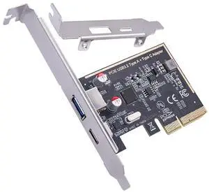 PCI-E X4 to 2-Port USB-C+A Expansion Card USB3.2 Dual Channel 10Gbps for 4U 2U Chassis (MCA1213) PCI-E X4 to 2-Port USB-C+A Expansion Card USB3.2 Dual Channel 10Gbps for 4U 2U Chassis (MCA1213)