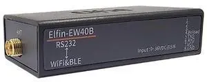 Elfin-EW40B-0 Gateway RS232 to Wi-Fi & Blueandtooth Serial Server with External Antenna Support STA/AP/AP+STA Modbus RTU/TCP (Server only) Elfin-EW40B-0 Gateway RS232 to Wi-Fi & Blueandtooth Serial Server with External Antenna Support STA/AP/AP+STA Modbus RTU/TCP (Server only)