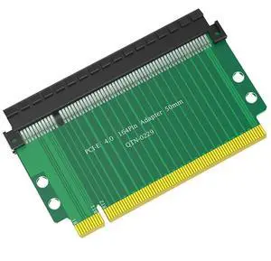 PCI-E 4.0 16x to 16x Riser Card 180 Degree High Speed Riser Card 4-Layered PCB Design for PCI-E Expansion PCI-E 4.0 16x to 16x Riser Card 180 Degree High Speed Riser Card 4-Layered PCB Design for PCI-E Expansion