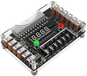 24Pin ATX Power Supply Breakout Board 3A Output Acrylic Case Kit 12*USB Port with 3.3V, 5V, 12V,-12V Output Voltage (Side-Plug Version) 24Pin ATX Power Supply Breakout Board 3A Output Acrylic Case Kit 12*USB Port with 3.3V, 5V, 12V,-12V Output Voltage (Side-Plug Version)